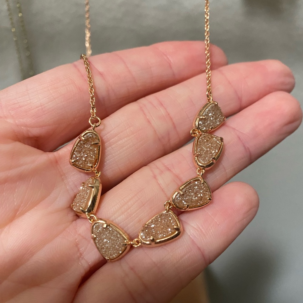 Kendra Scott Susanna necklace rose gold